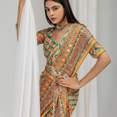 Aarini Mirrorwork Saree
